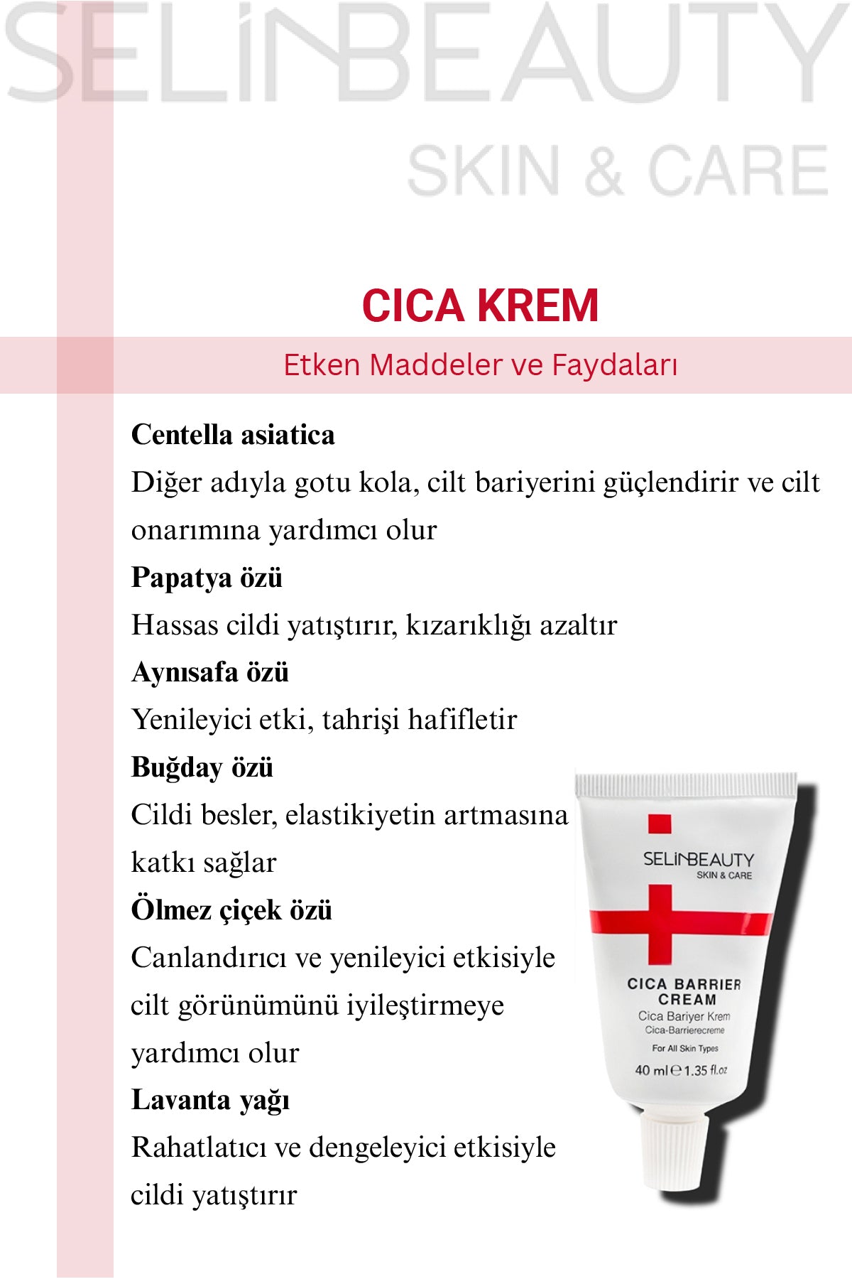 Skin&Care Cica Barrier Cream