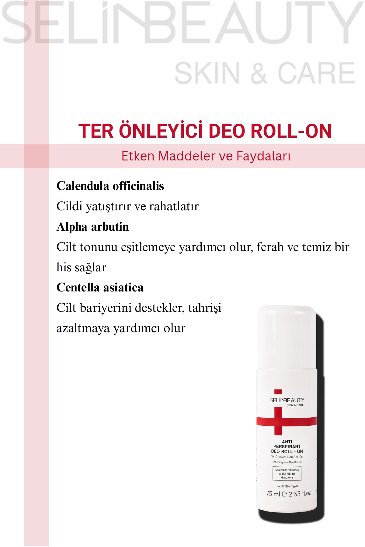 Skin&Care Ter Önleyici Roll-On