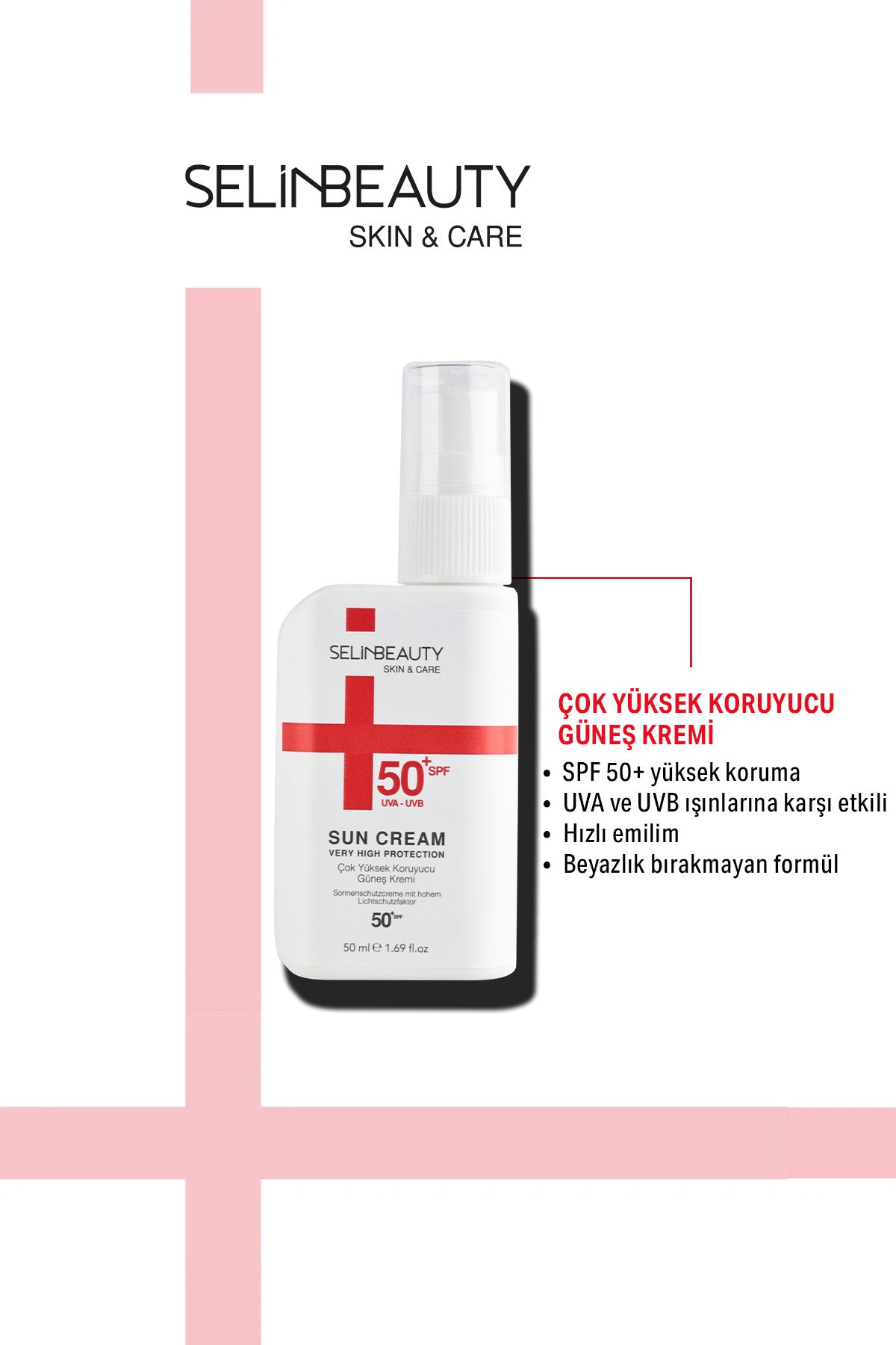 Skin&Care Güneş Kremi SPF 50+